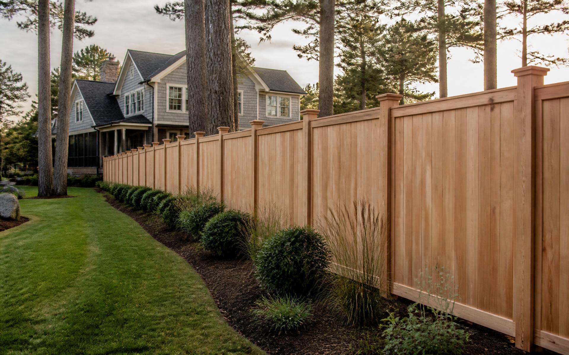 Professional fence and deck construction across coastal Maine